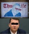 Thug life- Gangsterskie życie -mural z 2017 roku