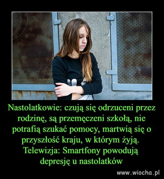 Depresja od smartfonów...   