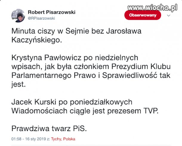 Linia partii jest niezmienna