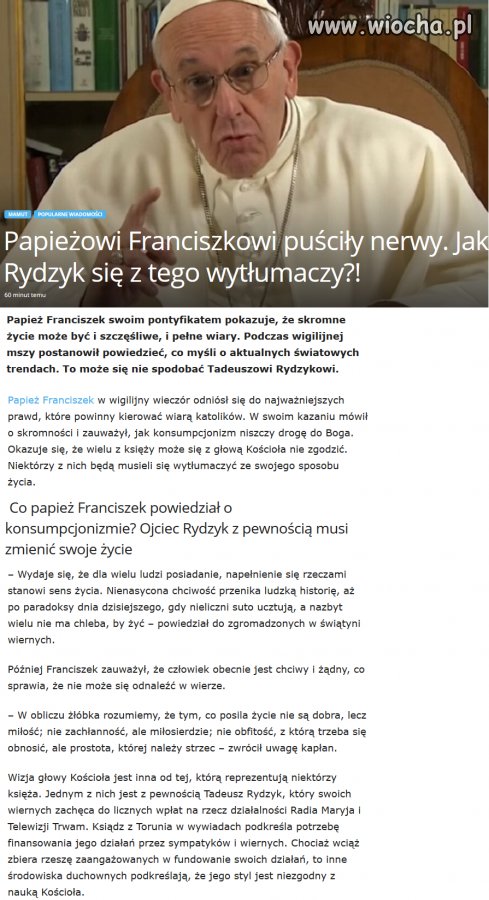 Ciekawe czy Rydzyk, który jest 83  w rankingu