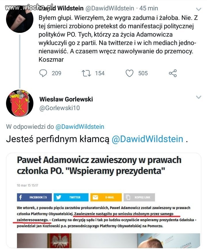 Dawid Wildstein. Zastępca dyrektora TVPpis