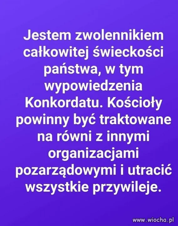 Podpisuję się obiema rękami