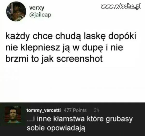 1001 żartów o chudych aby się dowartościować