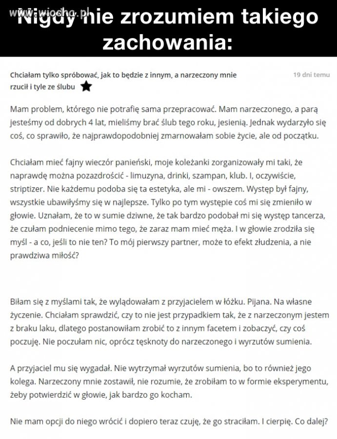 ...Biłam się z myślami...