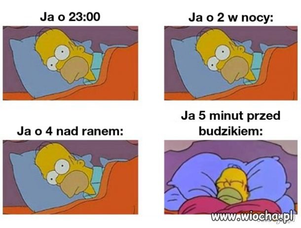 Bezsenność...