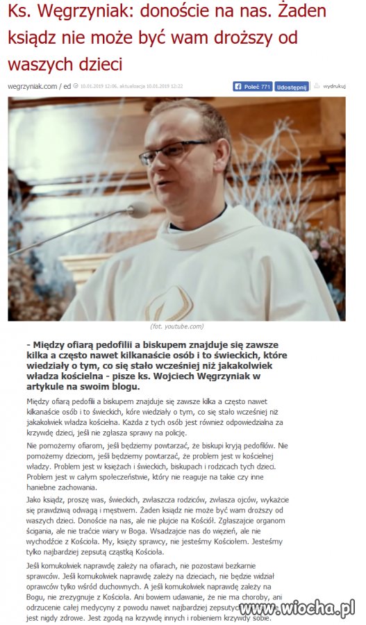 Brawo dla tego Księdza, bo dobrze mówi...