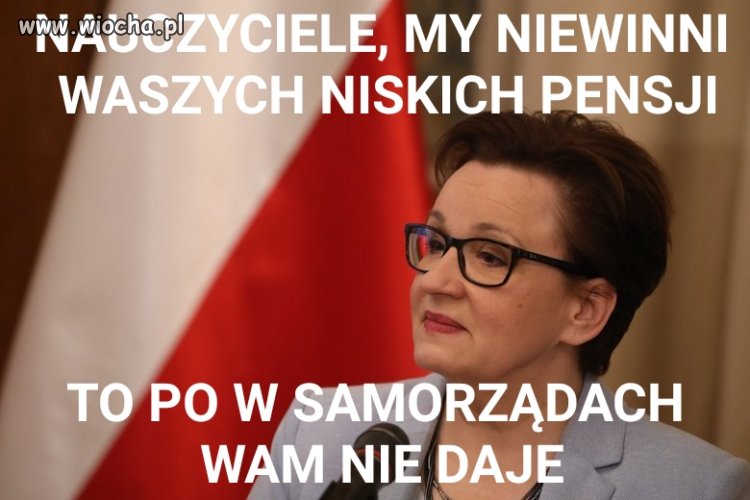Myślą, że nauczyciele są durni jak widzowie tvpis
