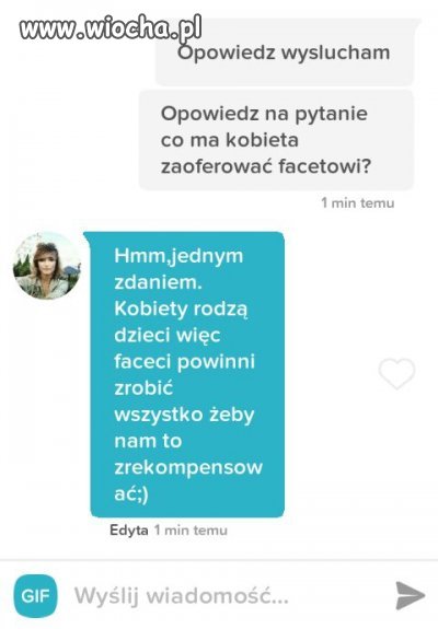 Klękajcie narody bo jestem kobietą