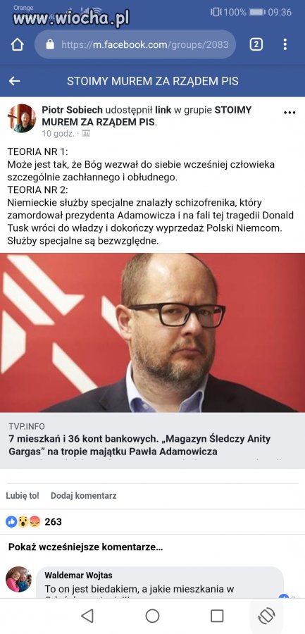 PIS ma już swoją teorie... 