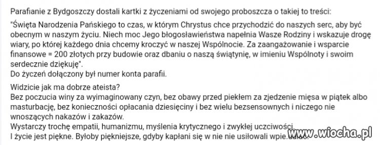 Czeka na więcej.
