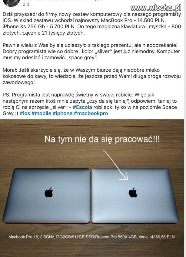 I dlatego właśnie nie poszedłem 