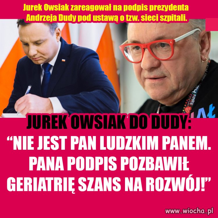 Przecież on podpisuje co mu każą