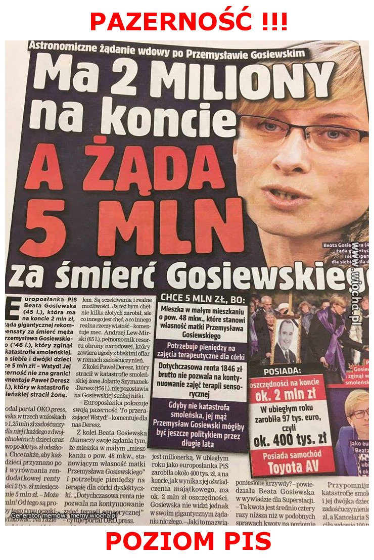 PAZERNOŚĆ !!!