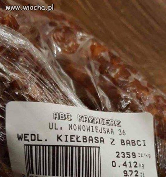 Nowy rodzaj wędlinki