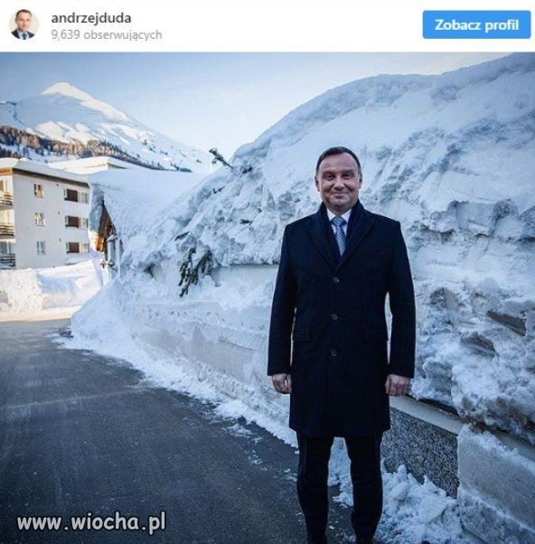 Duda i jego sukces w Davos.