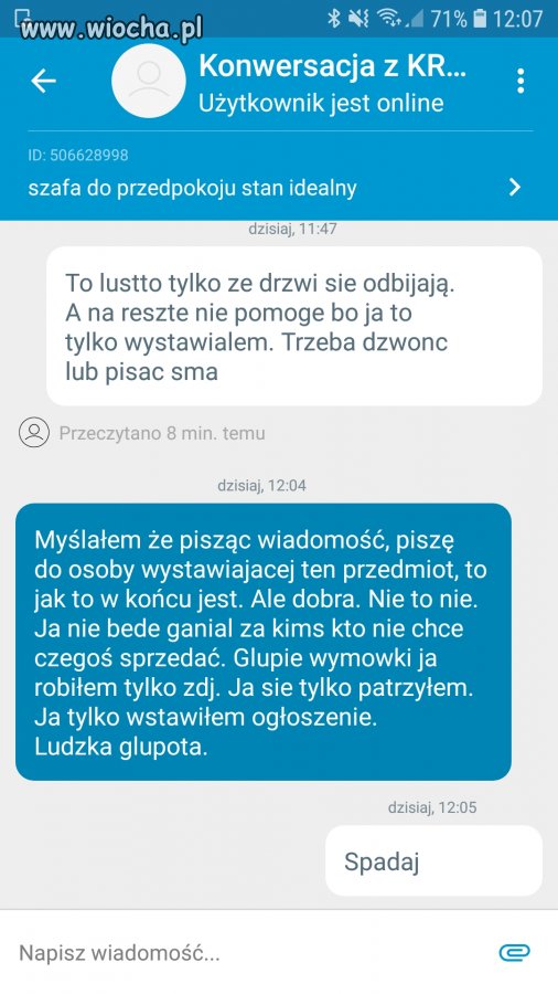 A ja tylko szafe dla wujka wystawiłem