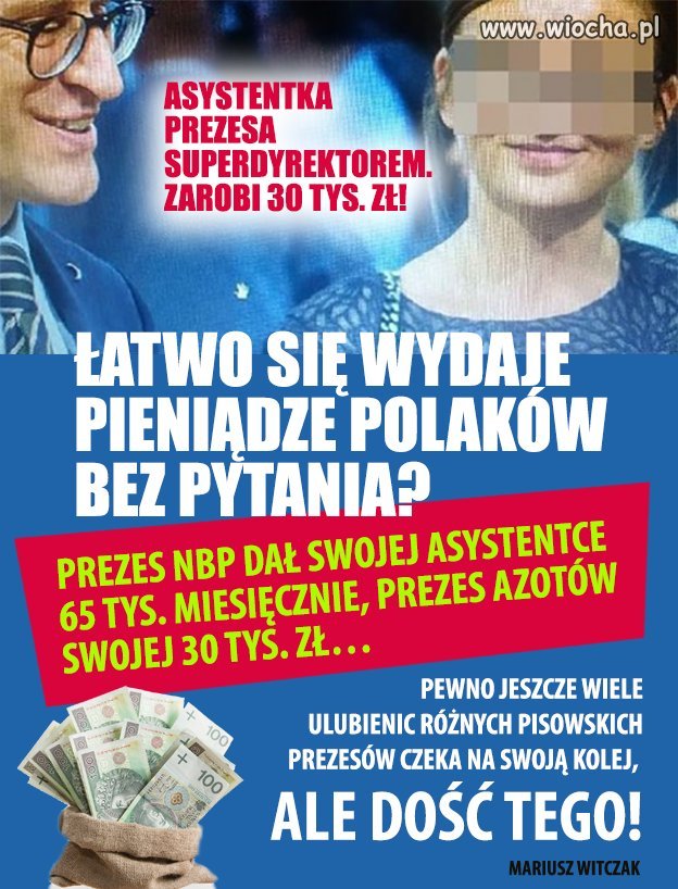 Kolejny prezes promuje swoją asystentkę