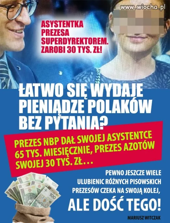 Kolejny prezes promuje swoją asystentkę