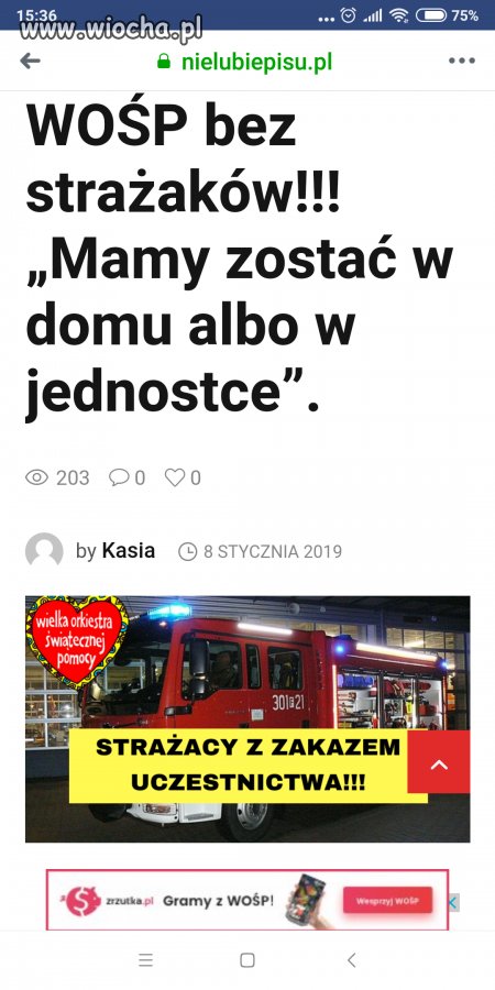 Straż ma zakaz 