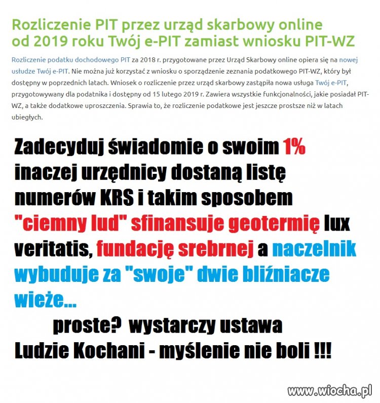 PYTANIE - instytut imienia LK na wieży ?