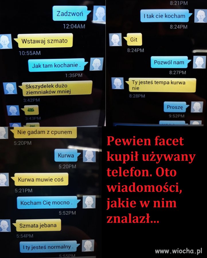 Pewien mężczyzna znalazł w kupionym telefonie
