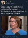 Tym razem Mazurek powiedziała prawdę. 
