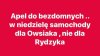 Apel do bezdomnych
