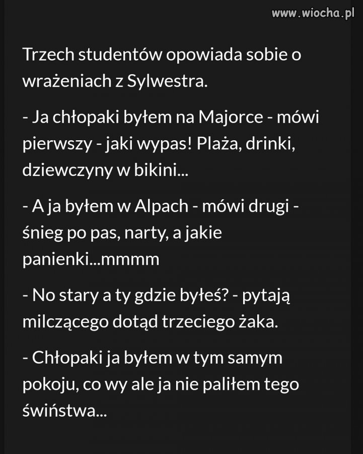 Na Sylwestra 