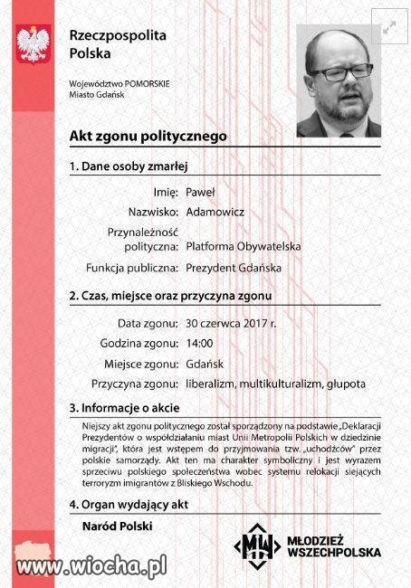 A prokuratura Ziobry uznała, że nie jest to 