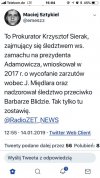 Prokurator ustali