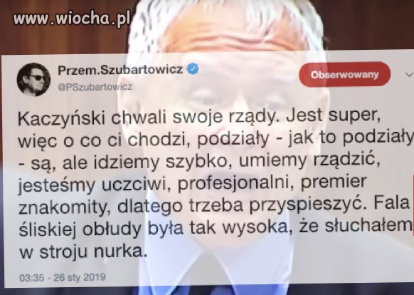 Fala śliskiej obłudy