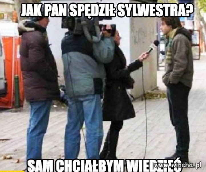 Jak pan spędził Sylwestra