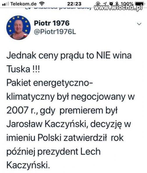 To nie wina Tuska