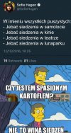 To na pewno wina siedzeń.