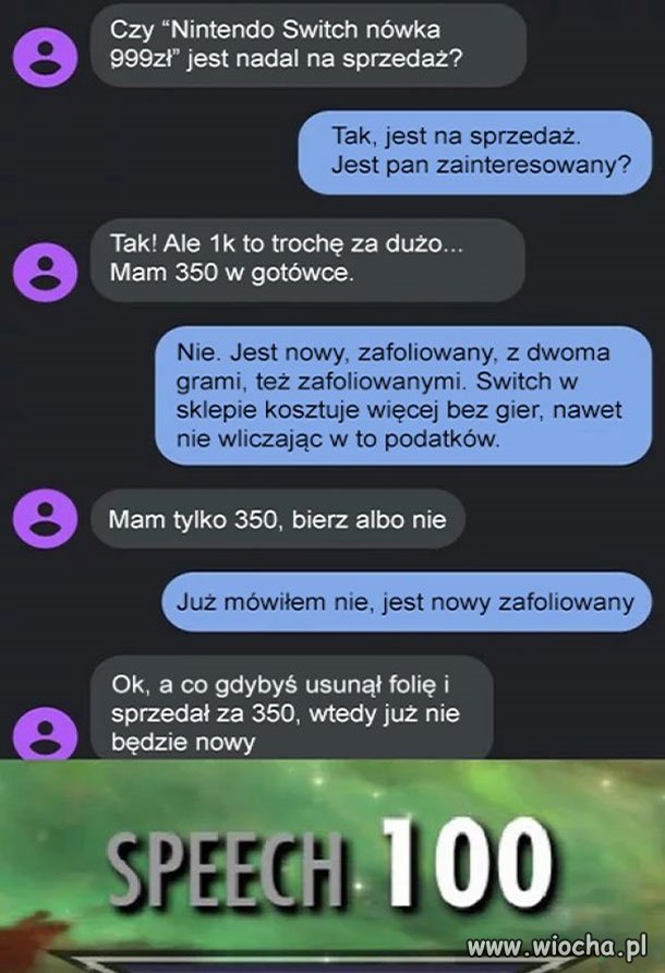 Trafił się kupiec