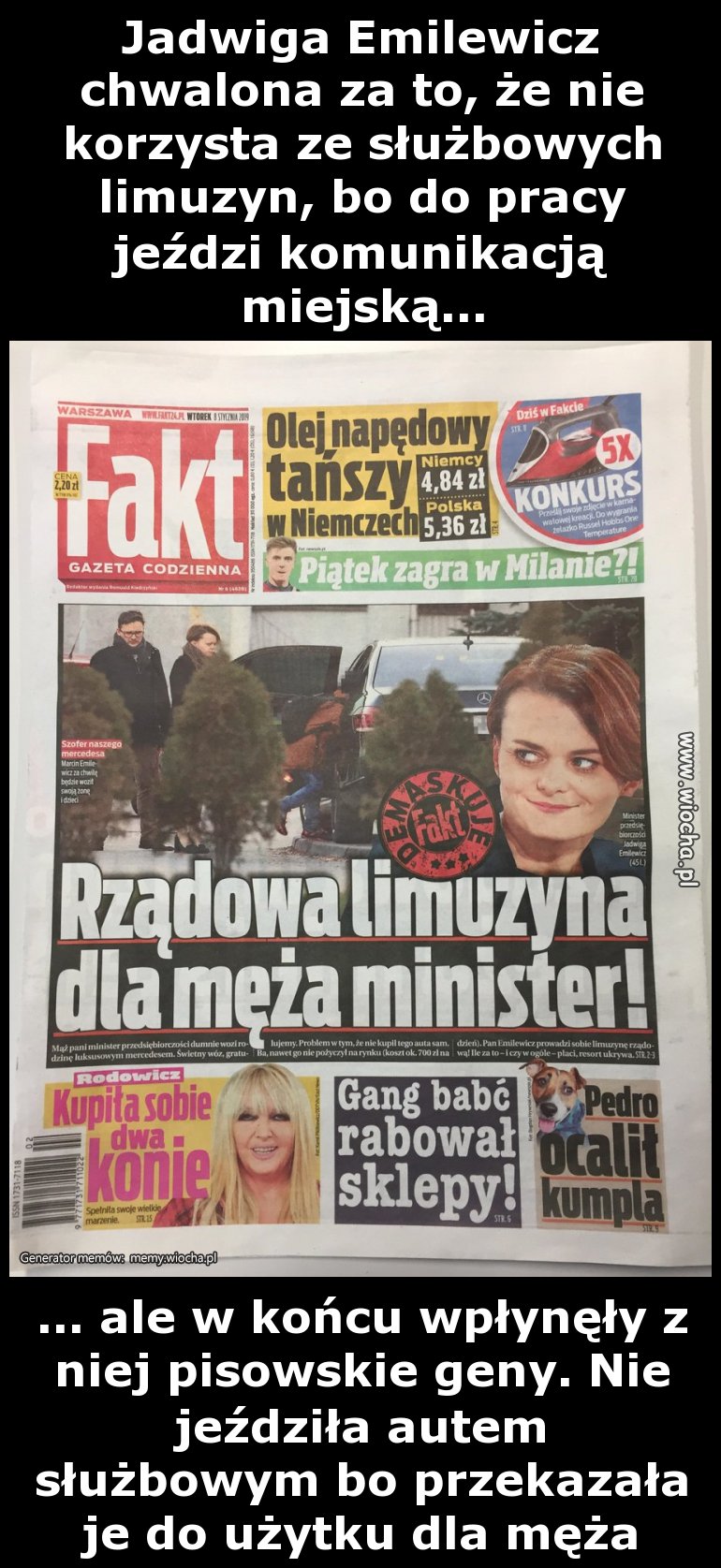 Minister przedsiębiorczości blysnęła ...