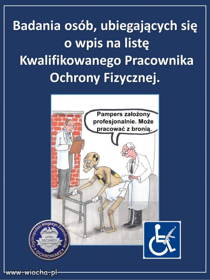 Badanie na ochroniarza