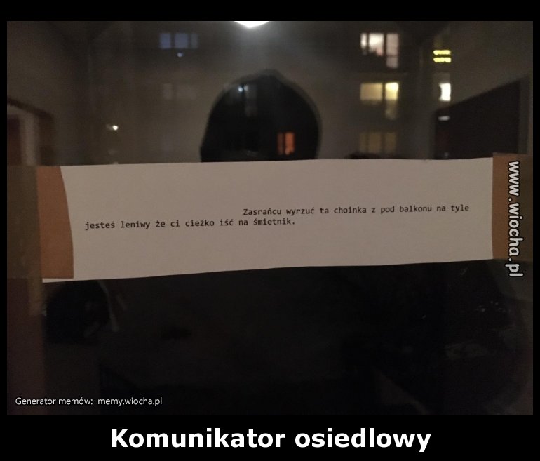 Komunikator osiedlowy