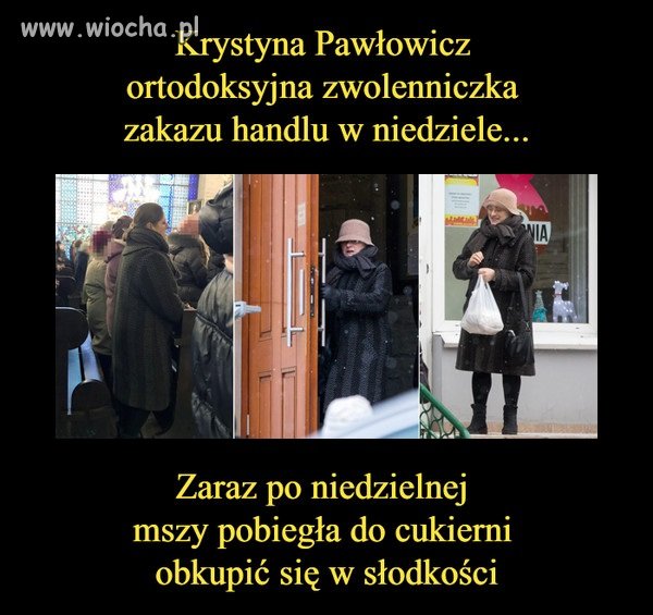 Pobiegła do cukierni