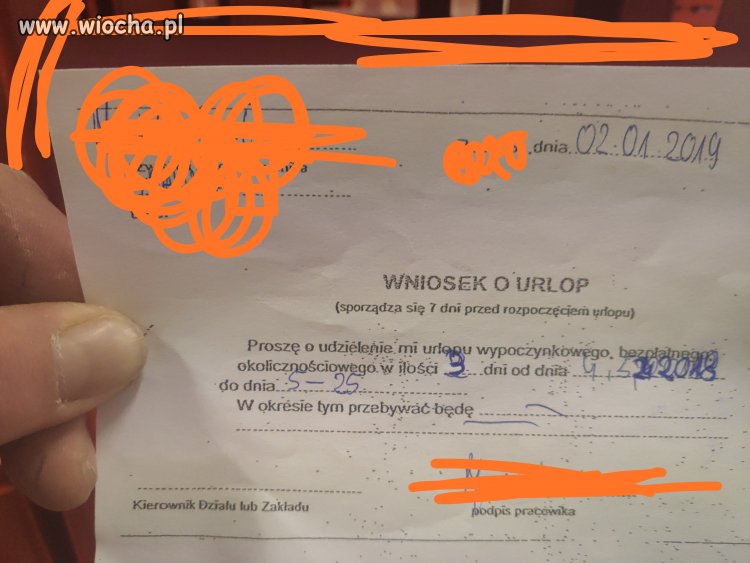  wniosek o urlop