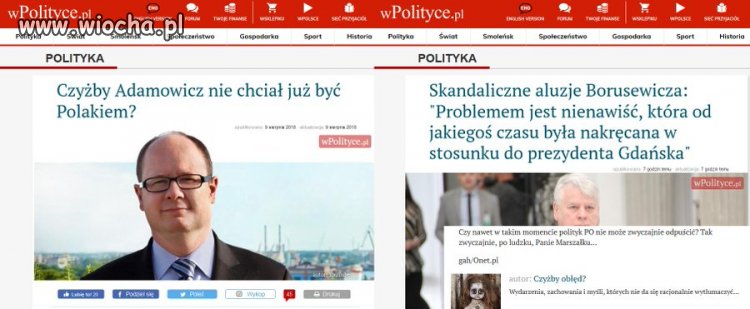 Pięć miesięcy temu na prawackim portalu...