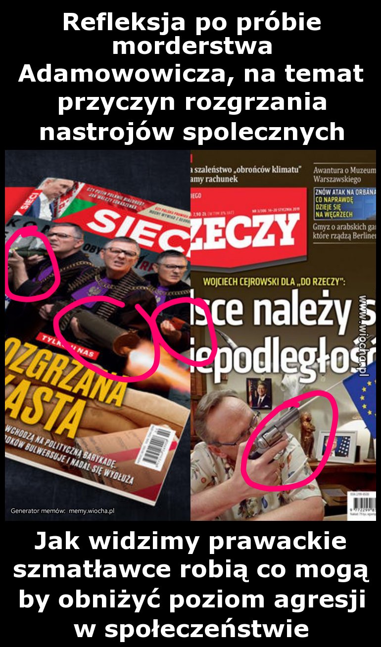 Refleksja po próbie morderstwa Adamowowicza,