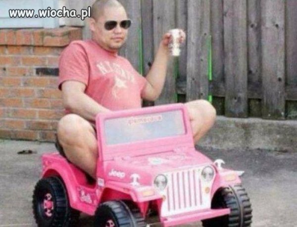 Chciał mieć jeepa od małego.