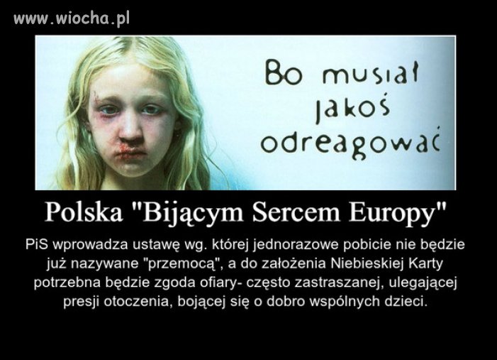 Niedługo będzie u nas jak w krajach arabskich...
