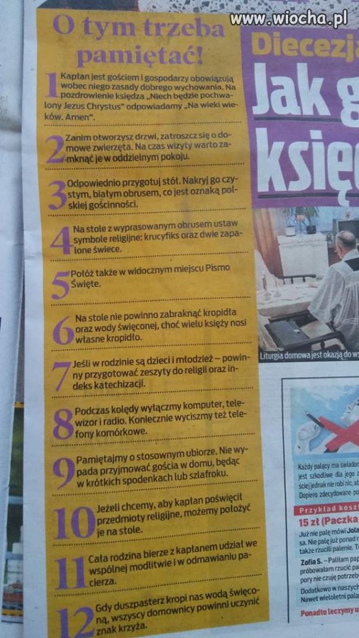 Jak ugościć księdza... Numer 9 najlepszy...