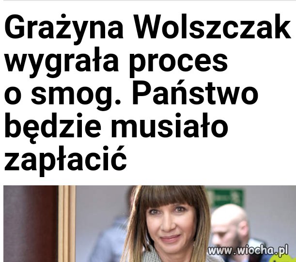 Brawo Grażyna ale to nie państwo