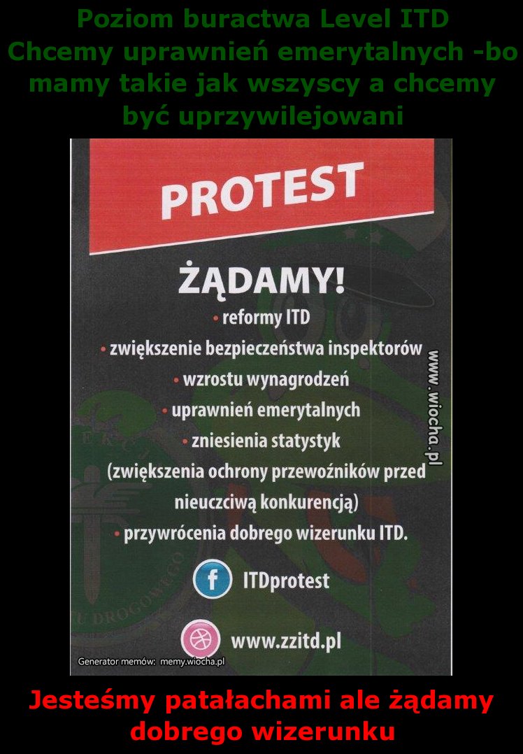 Poziom buractwa Level ITD
