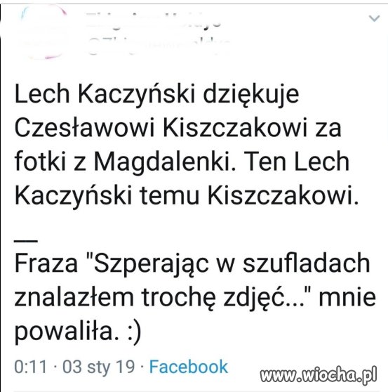 Z serii tych co chlał wódę