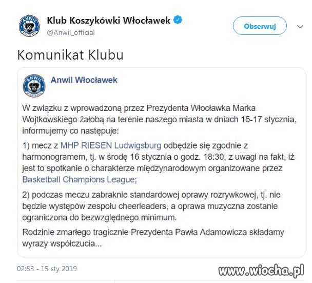 Wojewoda na początku nie miał podstaw do 