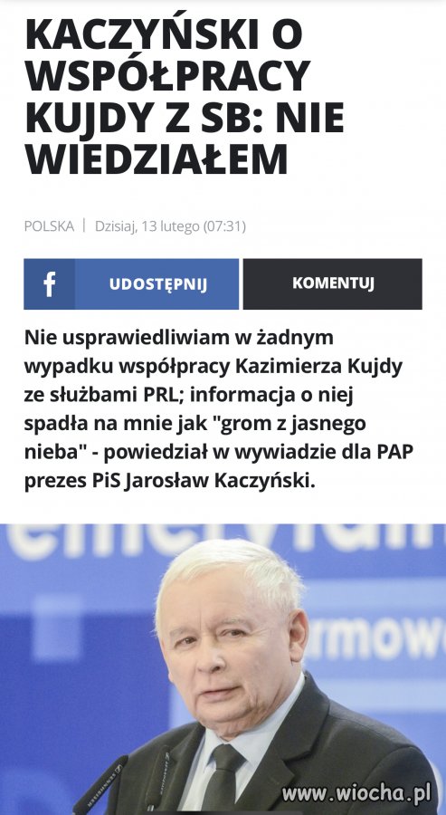 O Piotrowiczu też nie wiedział 